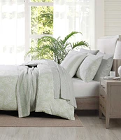 Tommy Bahama Art Of Palms Cotton Reversible Comforter Mini Set