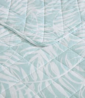 Tommy Bahama Art Of Palms Reversible Quilt Mini Set