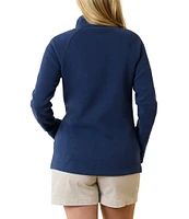 Tommy Bahama Aruba Full Zip Stand Collar Long Sleeve Sweatshirt