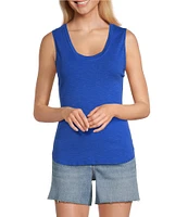 Tommy Bahama Ashby Cotton Slub Rib Round Neck Tank