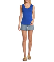 Tommy Bahama Ashby Cotton Slub Rib Round Neck Tank