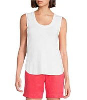 Tommy Bahama Ashby Cotton Slub Rib Round Neck Tank