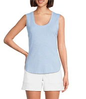 Tommy Bahama Ashby Cotton Slub Rib Round Neck Tank