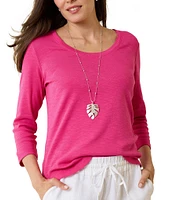 Tommy Bahama Ashby Isles Knit Scoop Neck 3/4 Sleeve T-Shirt