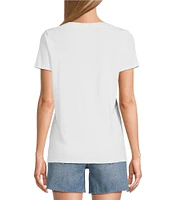 Tommy Bahama Ashby Isles Slub Rib Crew Neck Short Sleeve Tee