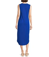 Tommy Bahama Ashby Isles V-Neck Sleeveless Midi Dress