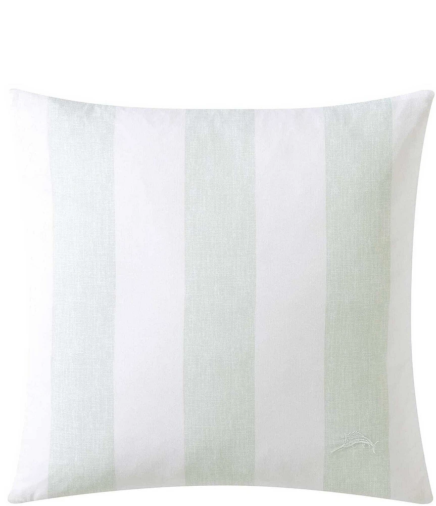 Tommy Bahama Awning Stripe Square Pillow