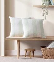 Tommy Bahama Awning Stripe Square Pillow