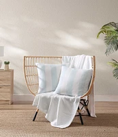 Tommy Bahama Awning Striped Square Throw Pillow