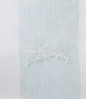 Tommy Bahama Awning Striped Square Throw Pillow