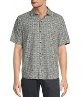 Tommy Bahama Bahama Coast Palm Retreat Short Sleeve Woven Shirt