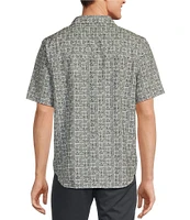 Tommy Bahama Bahama Coast Palm Retreat Short Sleeve Woven Shirt