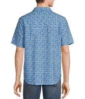 Tommy Bahama Bahama Coast Palm Retreat Short Sleeve Woven Shirt