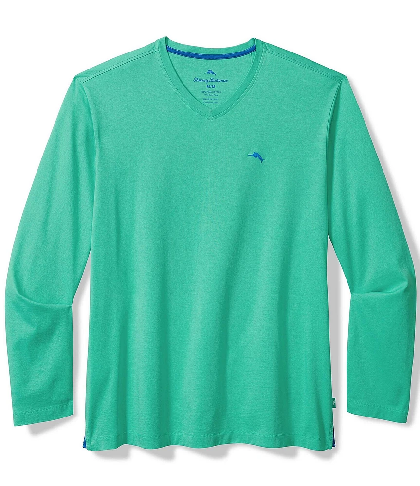 Tommy Bahama Bali Skyline V-Neck Long Sleeve T-Shirt