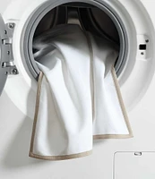 Tommy Bahama Basic Canvas Contrast Trim Euro Shams, Set of 2