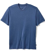 Tommy Bahama Bay Stripe V-Neck Short Sleeve T-Shirt