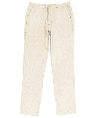 Tommy Bahama Beach Flat Front Linen Button-Front Stretch Pants