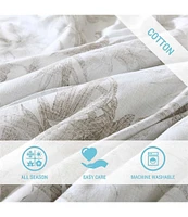 Tommy Bahama Beachway Blooms Reversible Comforter Mini Set