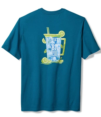 Tommy Bahama Big & Tall Always Look At The Big Pitcher Short Sleeve Graphic T-Shirt