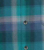 Tommy Bahama Big & Tall Canyon Beach Fireside Check Long Sleeve Brushed Flannel Shirt