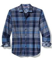 Tommy Bahama Big & Tall Canyon Beach Pebble Cay Plaid Long Sleeve Shirt