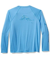 Tommy Bahama Big & Tall Chill Time Surf Long Sleeve T-Shirt