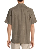 Tommy Bahama Big & Tall Coconut Point Palm Isle Short Sleeve Woven Shirt