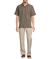 Tommy Bahama Big & Tall Coconut Point Palm Isle Short Sleeve Woven Shirt