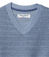 Tommy Bahama Big & Tall Coolside Course V-Neck Sweater