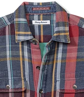 Tommy Bahama Big & Tall Copper Canyon Plaid Shirt Jacket