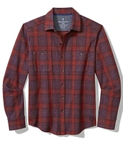 Tommy Bahama Big & Tall Fireside San Miguel Plaid Long Sleeve Shirt