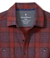 Tommy Bahama Big & Tall Fireside San Miguel Plaid Long Sleeve Shirt