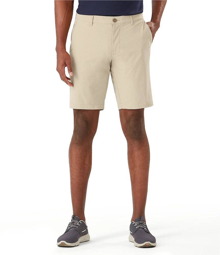 Tommy Bahama Big & Tall Flat Front Chip Shot 10#double; & 11#double; Inseam Shorts