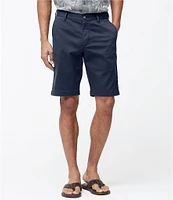 Tommy Bahama Big & Tall Flat-Front Straight Fit Stretch Sateen 10#double; & 11#double; Inseam Boracay Shorts