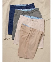 Tommy Bahama Big & Tall Flat-Front Straight Fit Stretch Sateen 10#double; & 11#double; Inseam Boracay Shorts