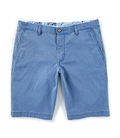 Tommy Bahama Big & Tall Flat-Front Straight Fit Stretch Sateen 10#double; & 11#double; Inseam Boracay Shorts