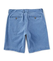 Tommy Bahama Big & Tall Flat-Front Straight Fit Stretch Sateen 10#double; & 11#double; Inseam Boracay Shorts