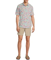Tommy Bahama Big & Tall IslandZone Bahama Coast Amalfi Views Short Sleeve Woven Shirt
