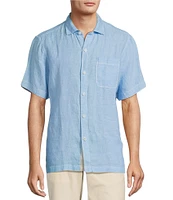 Tommy Bahama Big & Tall Linen Paradise Breezer Short Sleeve Woven Shirt