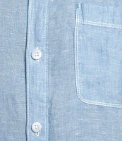 Tommy Bahama Big & Tall Linen Paradise Breezer Short Sleeve Woven Shirt