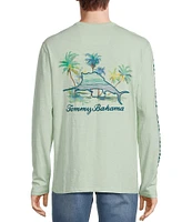 Tommy Bahama Big & Tall Marlin Mirage Long Sleeve Lux T-Shirt