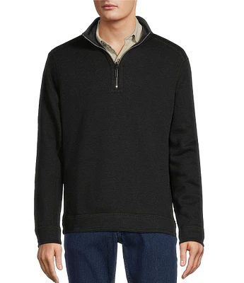 Tommy Bahama Big & Tall New Flip Coast Quarter-Zip Pullover