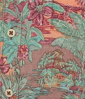 Tommy Bahama Big & Tall Nova Wave Retro Vibes Short Sleeve Seersucker Shirt