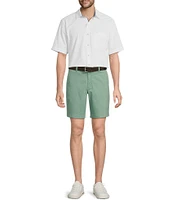 Tommy Bahama Big & Tall Nova Wave Short Sleeve Woven Plaid Shirt