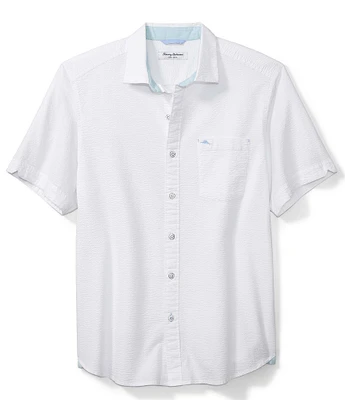 Tommy Bahama Big & Tall Nova Wave Short Sleeve Woven Shirt