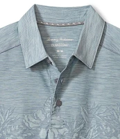 Tommy Bahama Big & Tall Palm Coast Hibiscus Border Short Sleeve Polo Shirt