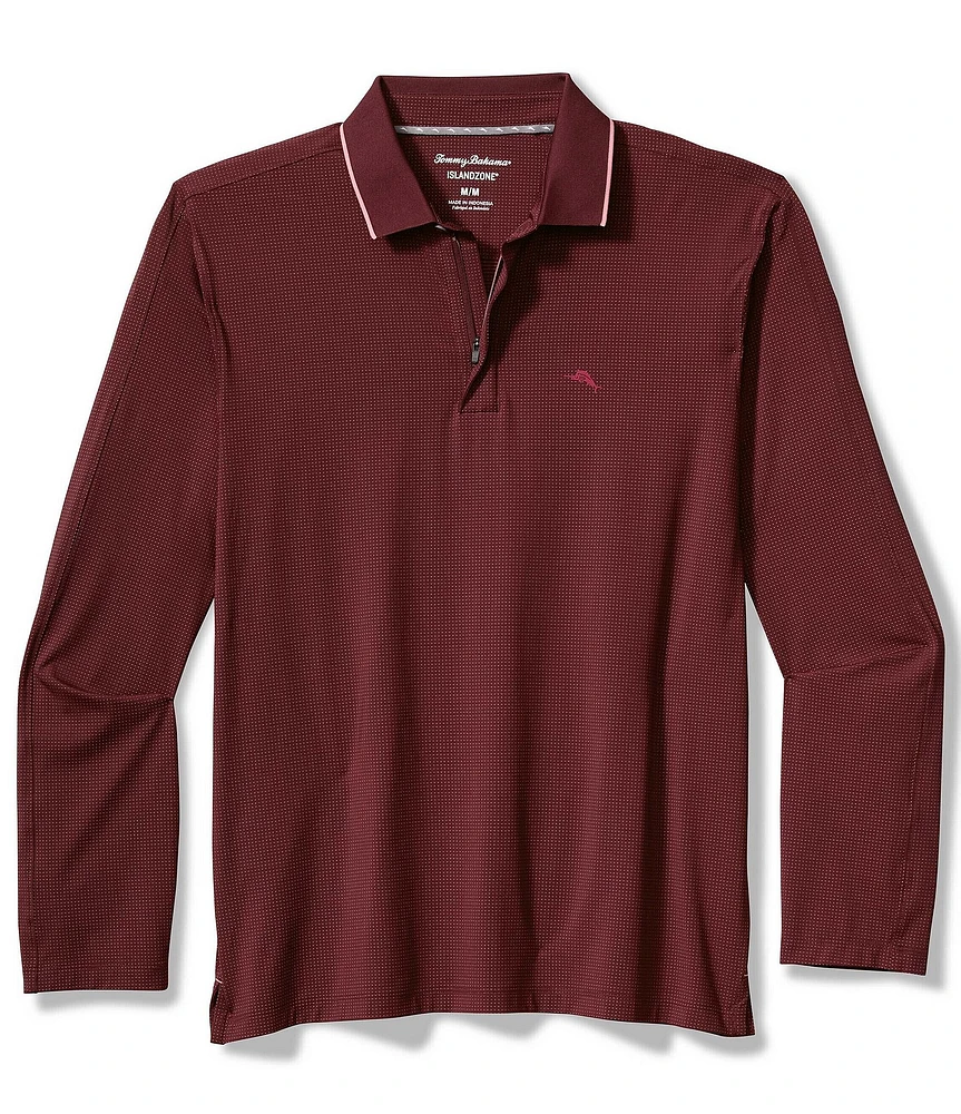 Tommy Bahama Big & Tall Palm Desert Fairway Long Sleeve Polo Shirt