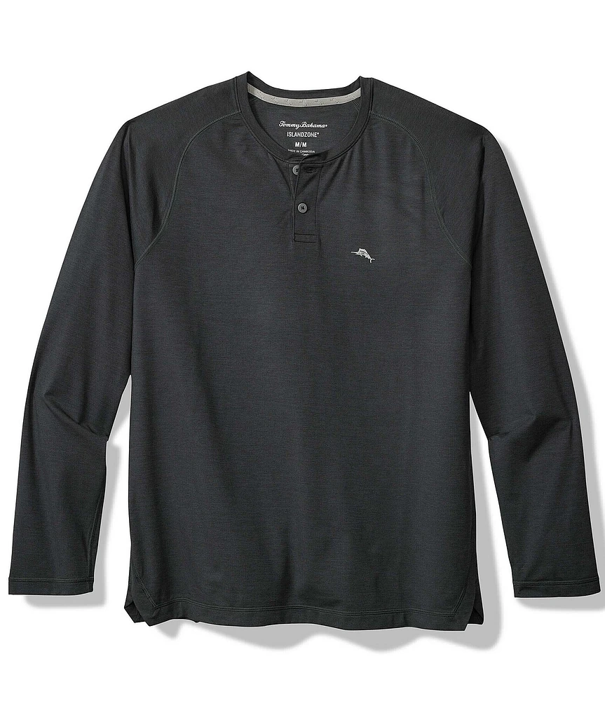 Tommy Bahama Big & Tall Sandrunner Long Sleeve Henley T-Shirt