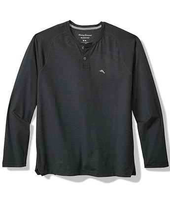 Tommy Bahama Big & Tall Sandrunner Long Sleeve Henley T-Shirt