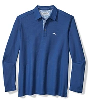 Tommy Bahama Big & Tall Seaside Soiree Five O'clock Long Sleeve Polo Shirt